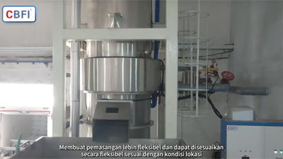 Pabrik Es Tube 90 Ton dengan Sistem Pendingin Ammonia di Indonesia
