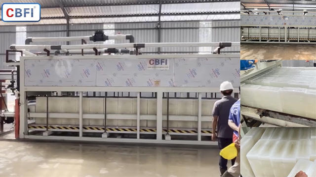 Pabrik Es Blok Otomatis A30 di Pulau Bangka, Indonesia