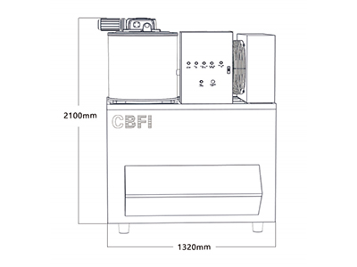 Mesin Es Flake BF1000