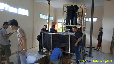 Mesin Mesin Es Tube CBFI-5 Ton di Indonesia